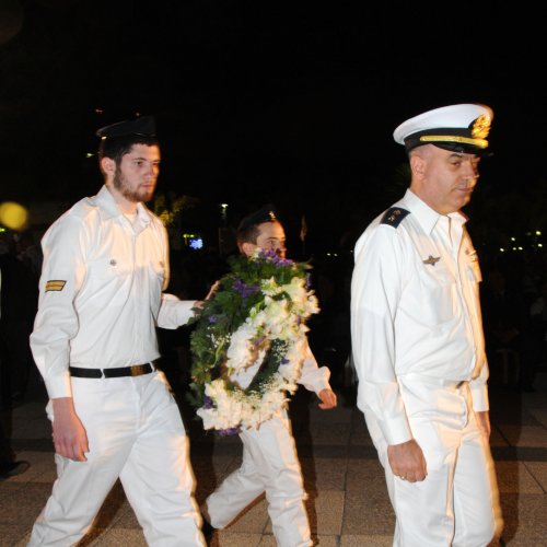 טקס יום הזכרון לחללי מערכות ישראל בני הקריה תשע