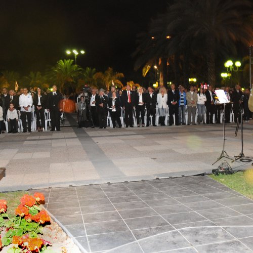 טקס יום הזכרון לחללי מערכות ישראל בני הקריה תשע