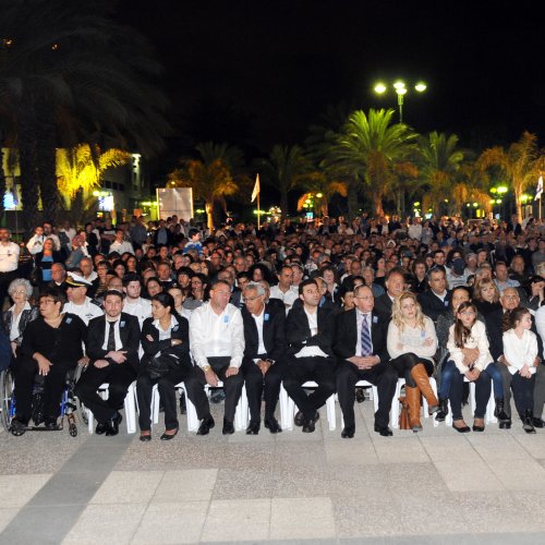 טקס יום הזכרון לחללי מערכות ישראל בני הקריה תשע