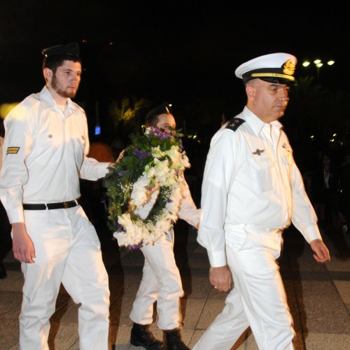 טקס יום הזכרון לחללי מערכות ישראל בני הקריה תשע