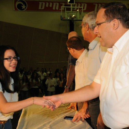 טקס מצטייני ראש העיר - חטיבות הביניים וחטיבה עליונה - תשע
