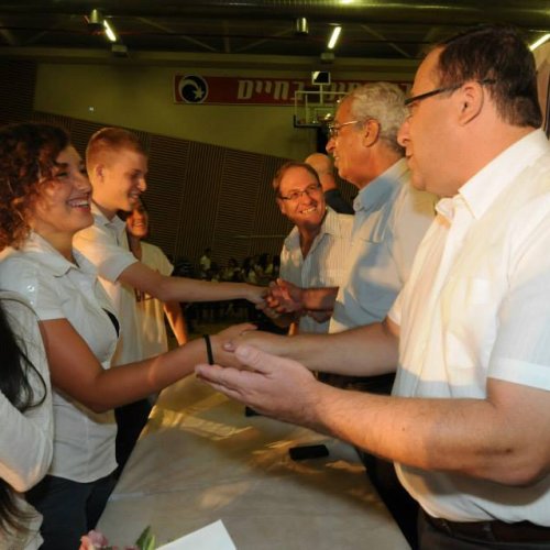טקס מצטייני ראש העיר - חטיבות הביניים וחטיבה עליונה - תשע