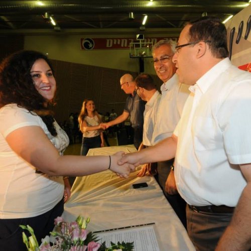 טקס מצטייני ראש העיר - חטיבות הביניים וחטיבה עליונה - תשע