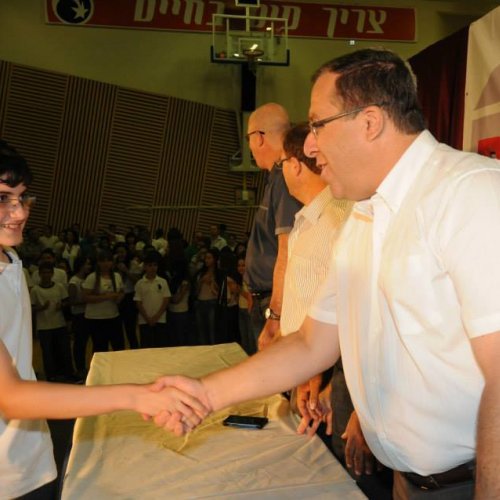 טקס מצטייני ראש העיר - חטיבות הביניים וחטיבה עליונה - תשע