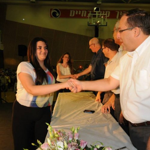 טקס מצטייני ראש העיר - חטיבות הביניים וחטיבה עליונה - תשע