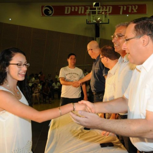 טקס מצטייני ראש העיר - חטיבות הביניים וחטיבה עליונה - תשע