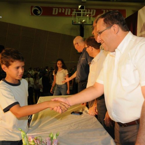 טקס מצטייני ראש העיר - חטיבות הביניים וחטיבה עליונה - תשע