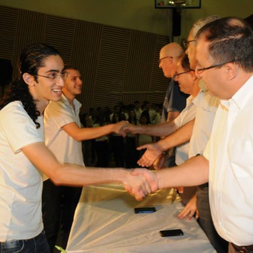טקס מצטייני ראש העיר - חטיבות הביניים וחטיבה עליונה - תשע