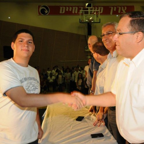 טקס מצטייני ראש העיר - חטיבות הביניים וחטיבה עליונה - תשע