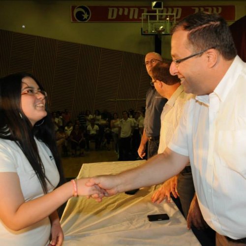 טקס מצטייני ראש העיר - חטיבות הביניים וחטיבה עליונה - תשע