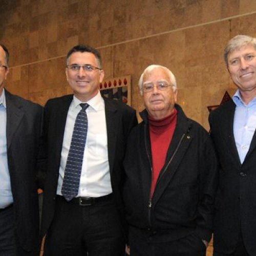 טקס הענקת אזרחות כבוד לשר הפנים גדעון סער