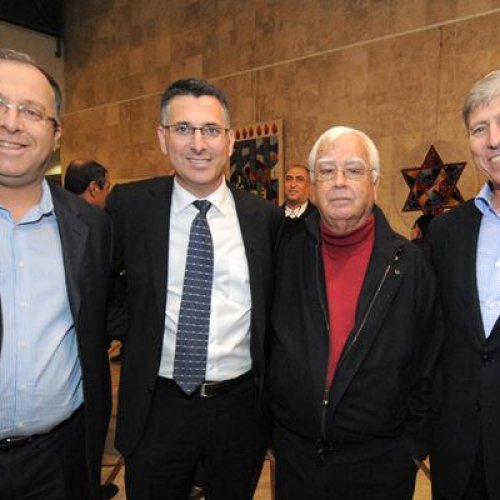 טקס הענקת אזרחות כבוד לשר הפנים גדעון סער