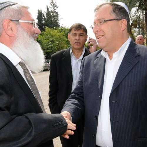 טקס חנוכת מקווה הטהרה ברחוב קק״ל בשכונת ביאליק הוותיקה
