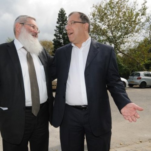 טקס חנוכת מקווה הטהרה ברחוב קק״ל בשכונת ביאליק הוותיקה