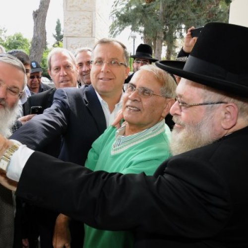 טקס חנוכת מקווה הטהרה ברחוב קק״ל בשכונת ביאליק הוותיקה