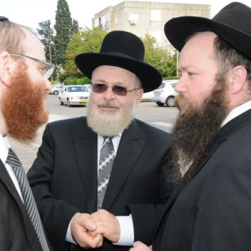 טקס חנוכת מקווה הטהרה ברחוב קק״ל בשכונת ביאליק הוותיקה