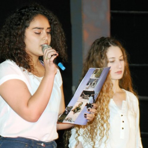 טקס יום הזיכרון לשואה ולגבורה תשע