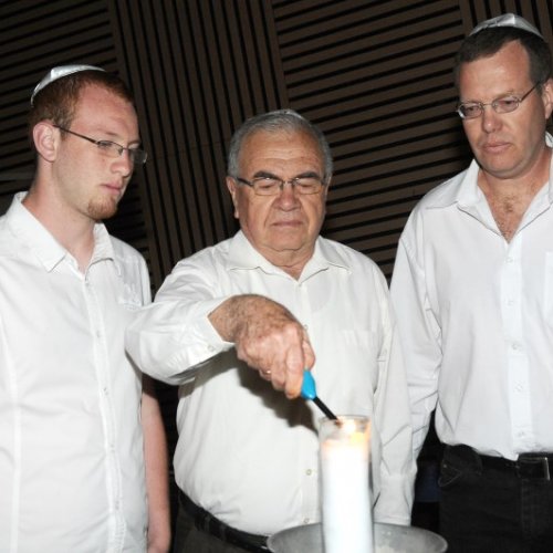 טקס יום הזיכרון לשואה ולגבורה תשע