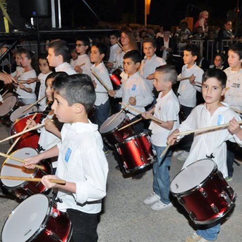טקס יום הזיכרון לחללי מערכות ישראל תשע