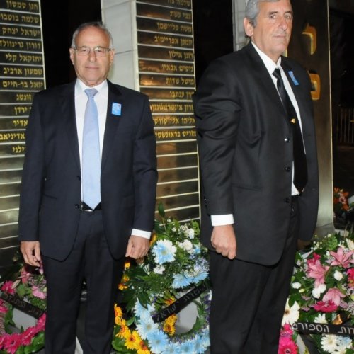 טקס יום הזיכרון לחללי מערכות ישראל תשע