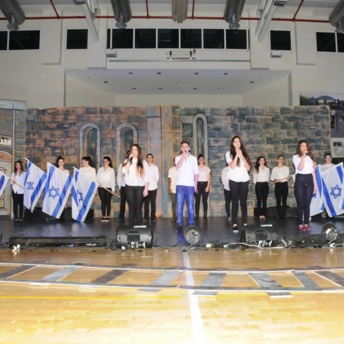 טקס יום הזיכרון לשואה ולגבורה תשע
