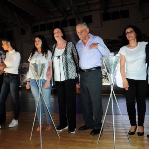 טקס יום הזיכרון לשואה ולגבורה תשע