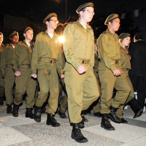 טקס יום הזיכרון לחללי מערכות ישראל תשע