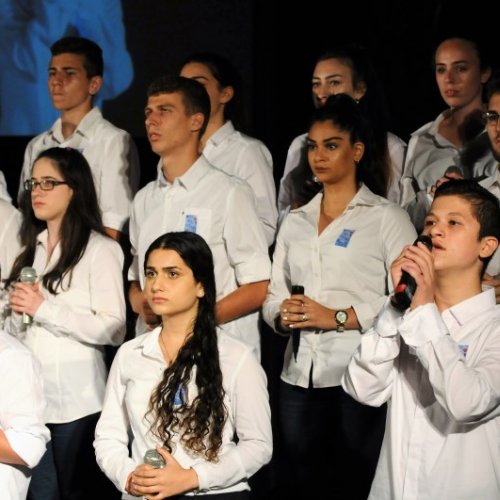 טקס יום הזיכרון לחללי מערכות ישראל תשע