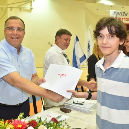 ‏טקס מצטייני ראש העיר תשע