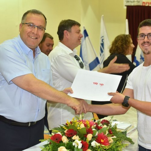 ‏טקס מצטייני ראש העיר תשע