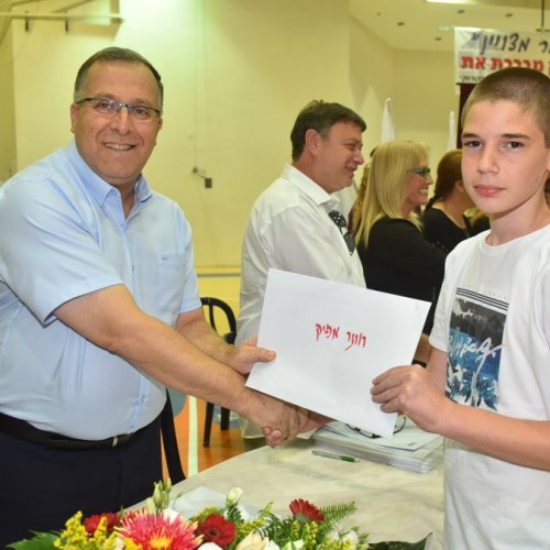 ‏טקס מצטייני ראש העיר תשע
