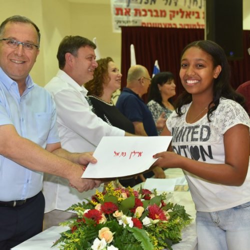 ‏טקס מצטייני ראש העיר תשע
