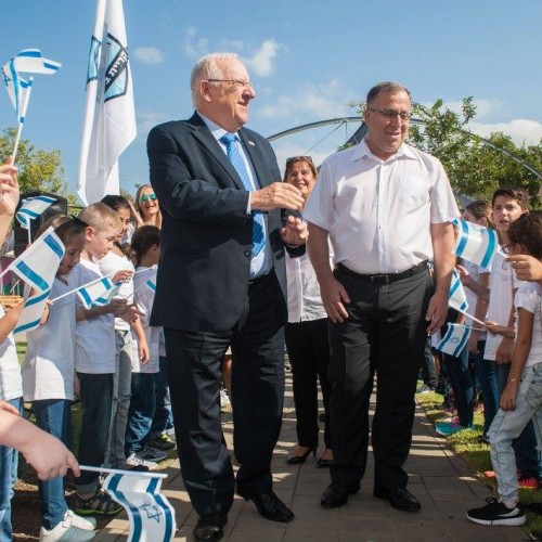ביקור נשיא המדינה ראובן רובי ריבלין בבית הספר 
