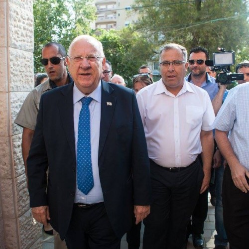 ביקור נשיא המדינה ראובן רובי ריבלין בבית הספר 