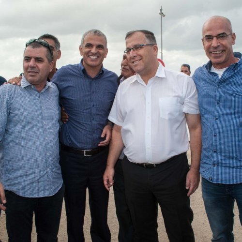 טקס הנחת אבן פינה לשכונת 