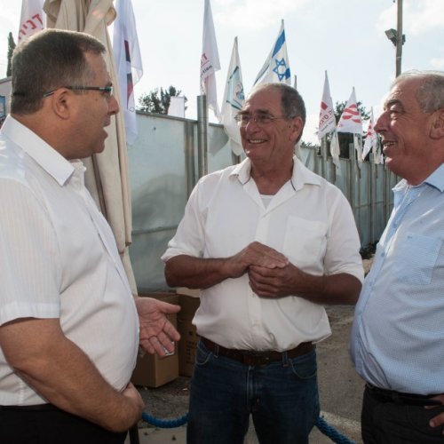 טקס הנחת אבן פינה לשכונת 