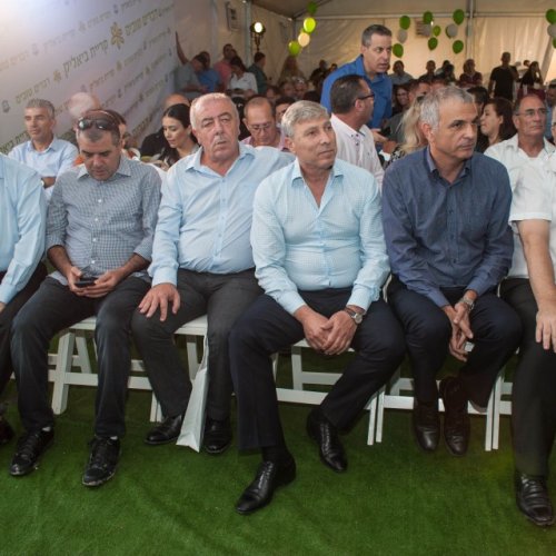 טקס הנחת אבן פינה לשכונת 