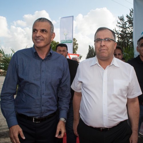 טקס הנחת אבן פינה לשכונת 