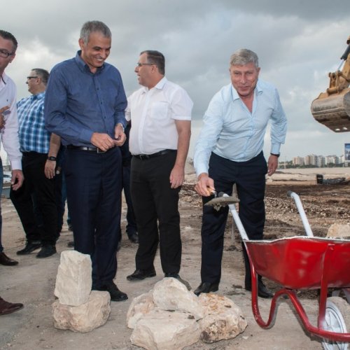 טקס הנחת אבן פינה לשכונת 