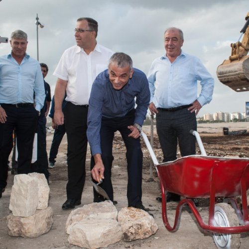 טקס הנחת אבן פינה לשכונת 