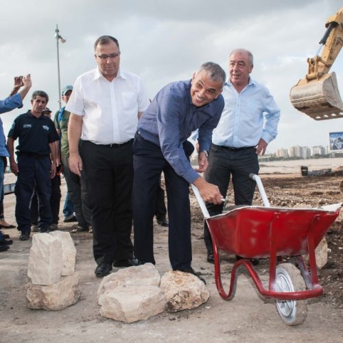 טקס הנחת אבן פינה לשכונת 