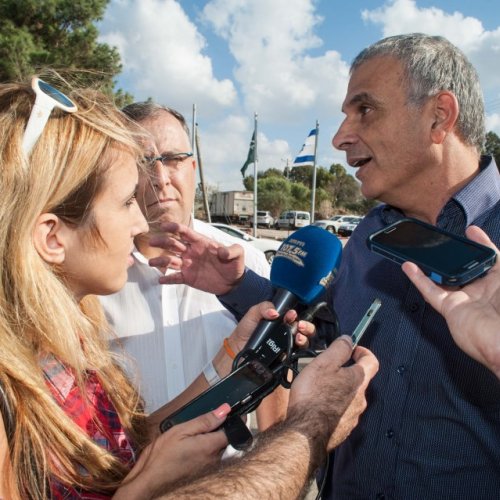 טקס הנחת אבן פינה לשכונת 