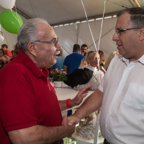 טקס הנחת אבן פינה לשכונת 