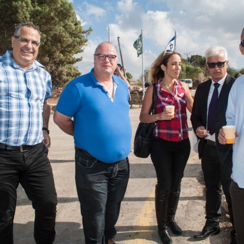 טקס הנחת אבן פינה לשכונת 