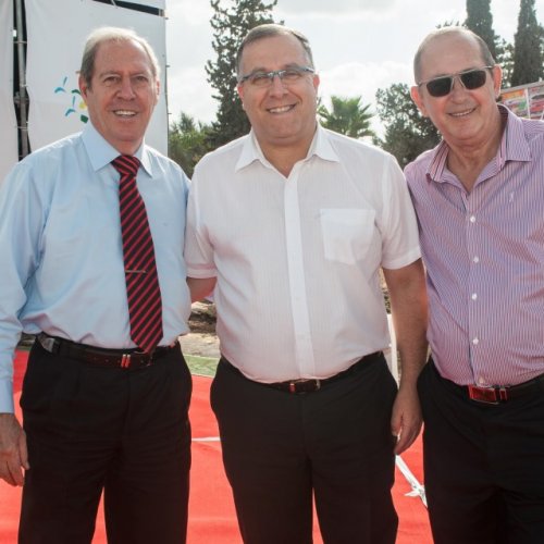 טקס הנחת אבן פינה לשכונת 