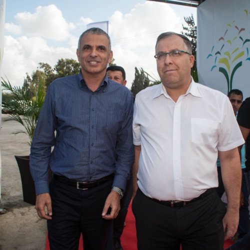 טקס הנחת אבן פינה לשכונת 