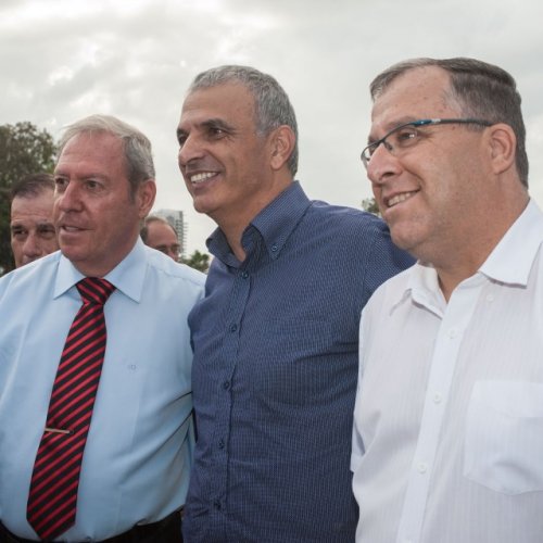 טקס הנחת אבן פינה לשכונת 