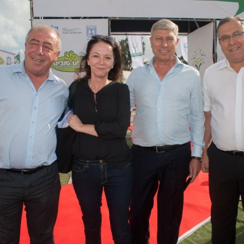 טקס הנחת אבן פינה לשכונת 