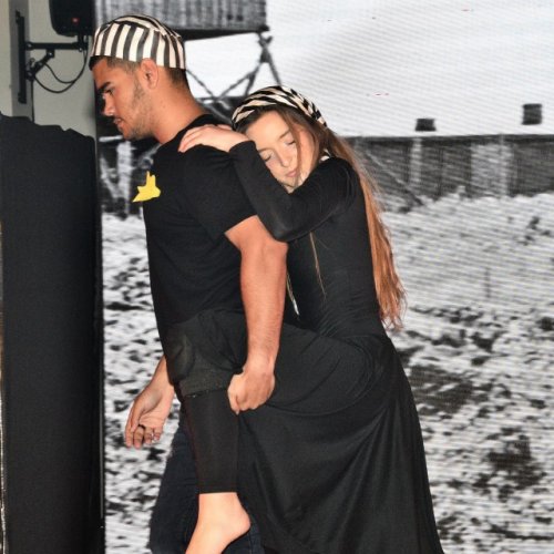 טקס יום הזיכרון לשואה ולגבורה תשע