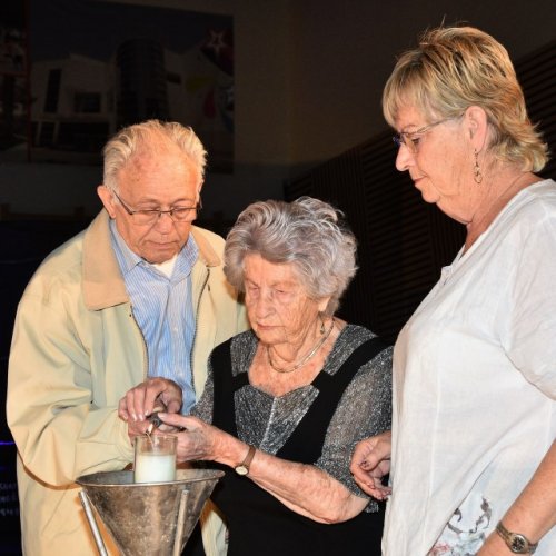 טקס יום הזיכרון לשואה ולגבורה תשע